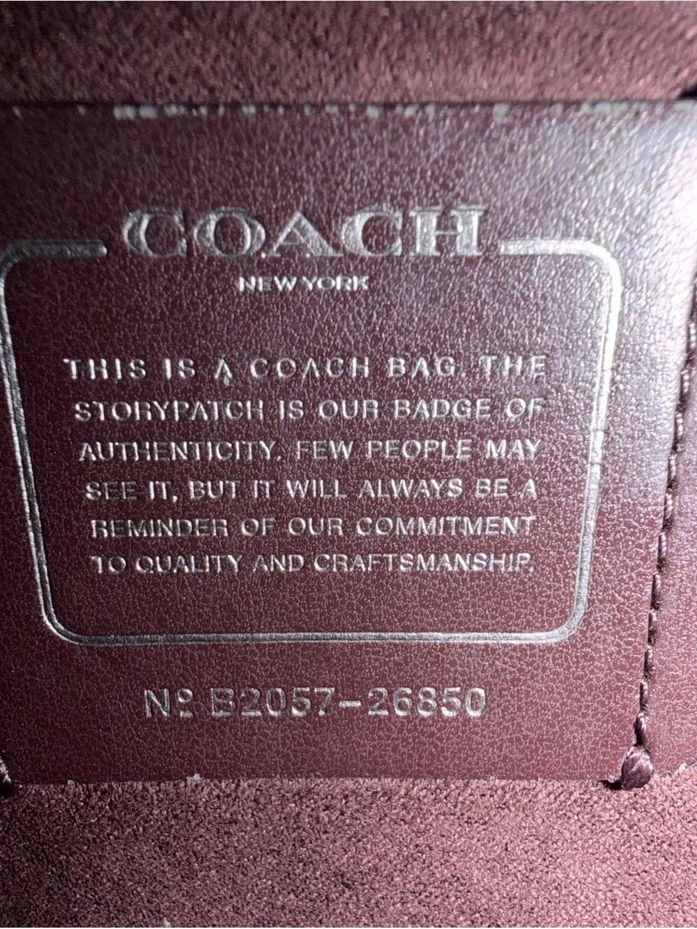 Coach authentic chic